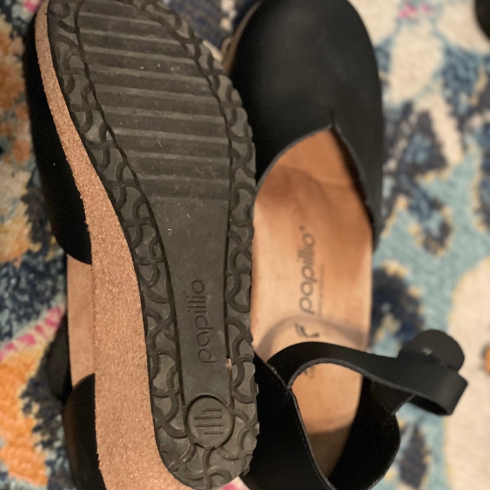 Birkenstock Mary Jane Wedge 10 black
